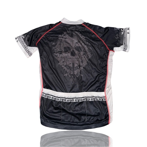 Primal Cycling Jersey: Male Large SKULL Designed Bicycle Kit: GUC - Picture 2 of 4